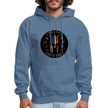 Load image into Gallery viewer, Freedom Isn't Free Hoodie - denim blue