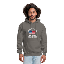 Load image into Gallery viewer, My Rights Don't End Where Your Feelings Begin Hoodie - asphalt gray