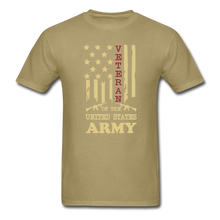Load image into Gallery viewer, Veteran of the United States Army T-Shirt - khaki