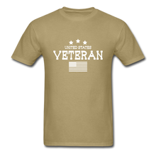 Load image into Gallery viewer, United States Veteran T-Shirt - khaki