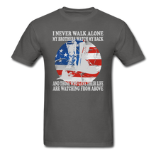 Load image into Gallery viewer, My Brothers Watch My Back T-Shirt - charcoal