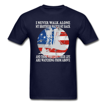 Load image into Gallery viewer, My Brothers Watch My Back T-Shirt - navy