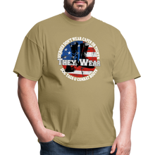 Load image into Gallery viewer, Heroes Don't Wear Capes T-Shirt - khaki