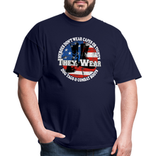 Load image into Gallery viewer, Heroes Don't Wear Capes T-Shirt - navy