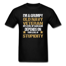 Load image into Gallery viewer, Old Navy Veteran T-Shirt - black