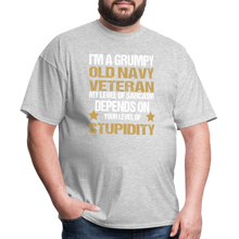Load image into Gallery viewer, Old Navy Veteran T-Shirt - heather gray
