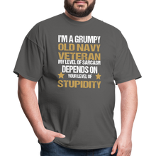 Load image into Gallery viewer, Old Navy Veteran T-Shirt - charcoal