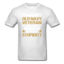 Load image into Gallery viewer, Old Navy Veteran T-Shirt - light heather gray
