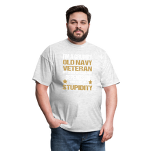 Load image into Gallery viewer, Old Navy Veteran T-Shirt - light heather gray