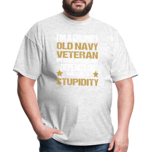 Load image into Gallery viewer, Old Navy Veteran T-Shirt - light heather gray