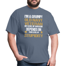 Load image into Gallery viewer, Old Navy Veteran T-Shirt - denim