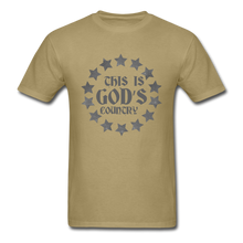 Load image into Gallery viewer, This Is God's Country T-Shirt - khaki