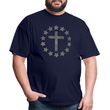 Load image into Gallery viewer, Cross T-Shirt - navy