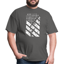 Load image into Gallery viewer, Graffiti Flag T-Shirt - charcoal