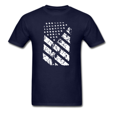 Load image into Gallery viewer, Graffiti Flag T-Shirt - navy