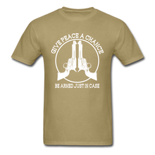 Load image into Gallery viewer, Give Peace A Chance T-Shirt - khaki
