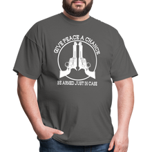 Load image into Gallery viewer, Give Peace A Chance T-Shirt - charcoal