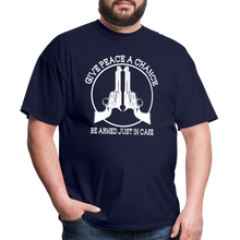 Load image into Gallery viewer, Give Peace A Chance T-Shirt - navy