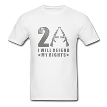 Load image into Gallery viewer, I Will Defend My Rights T-Shirt - white
