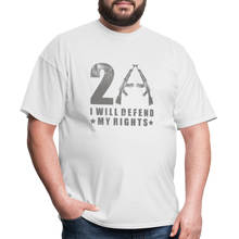 Load image into Gallery viewer, I Will Defend My Rights T-Shirt - white
