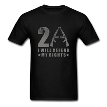 Load image into Gallery viewer, I Will Defend My Rights T-Shirt - black