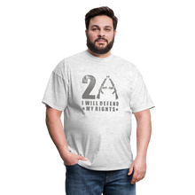 Load image into Gallery viewer, I Will Defend My Rights T-Shirt - light heather gray