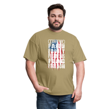 Load image into Gallery viewer, I Love My Flag T-Shirt - khaki