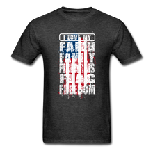 Load image into Gallery viewer, I Love My Flag T-Shirt - heather black