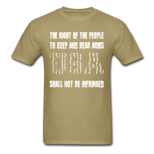 Load image into Gallery viewer, The Right Of The People Shall Not Be Infringed T-Shirt - khaki