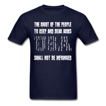 Load image into Gallery viewer, The Right Of The People Shall Not Be Infringed T-Shirt - navy