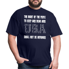 Load image into Gallery viewer, The Right Of The People Shall Not Be Infringed T-Shirt - navy