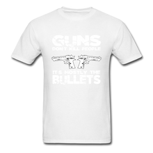 Load image into Gallery viewer, Guns Don't Kill People T-Shirt - white