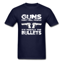 Load image into Gallery viewer, Guns Don't Kill People T-Shirt - navy