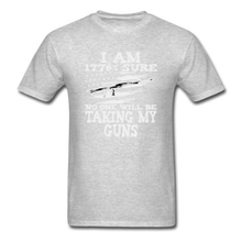 Load image into Gallery viewer, No One Will Be Taking My Guns T-Shirt - heather gray