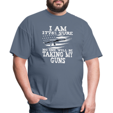 Load image into Gallery viewer, No One Will Be Taking My Guns T-Shirt - denim