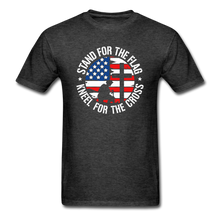 Load image into Gallery viewer, Stand For The Flag T-Shirt - heather black