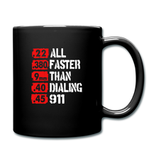 Load image into Gallery viewer, Faster Than 911 Coffee Mug - black