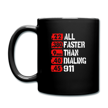 Load image into Gallery viewer, Faster Than 911 Coffee Mug - black