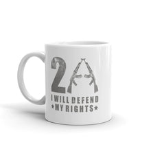 Load image into Gallery viewer, I Will Defend My Rights White glossy mug