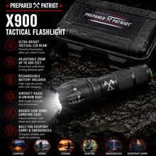 Load image into Gallery viewer, X900 Tactical Flashlight
