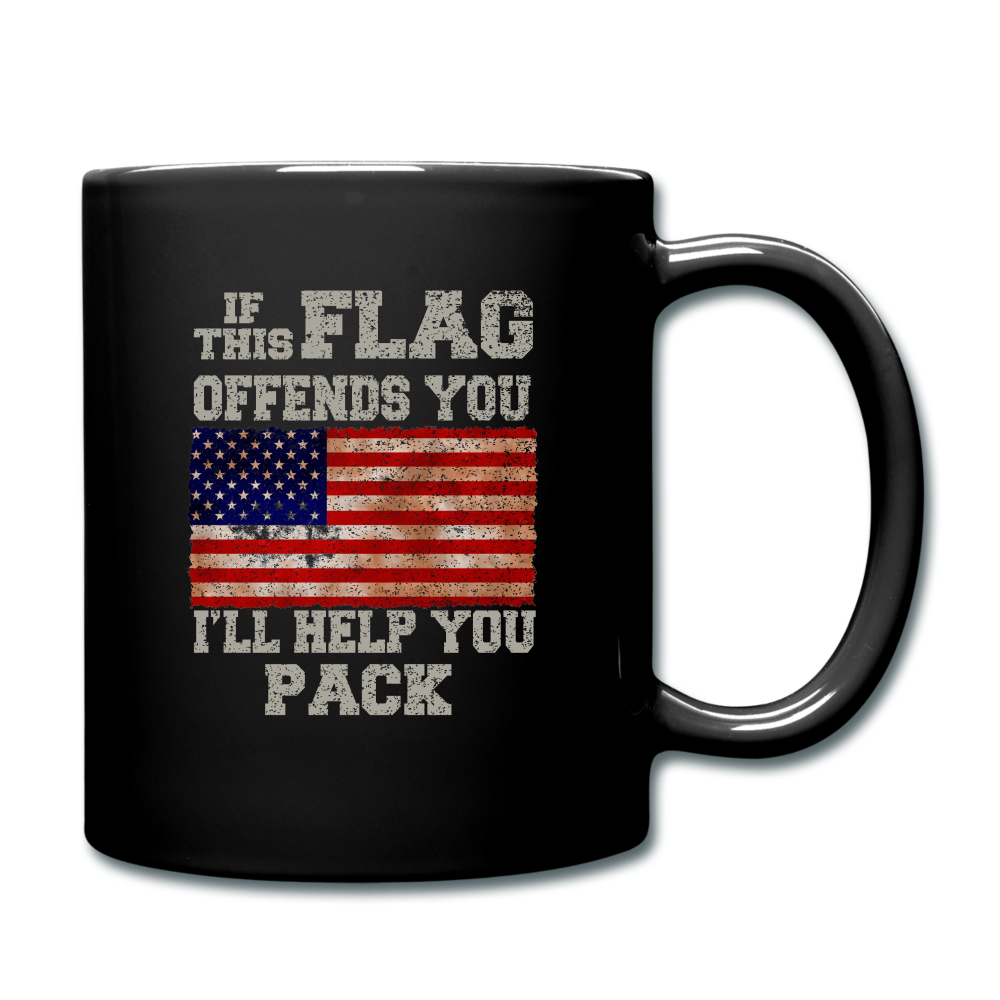 Help You Pack Coffee Mug - black