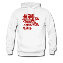 Load image into Gallery viewer, .45 Hoodie - white
