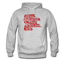 Load image into Gallery viewer, .45 Hoodie - heather gray
