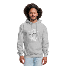 Load image into Gallery viewer, No One Will Be Taking My Guns Hoodie - heather gray
