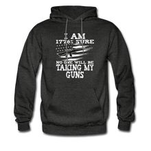 Load image into Gallery viewer, No One Will Be Taking My Guns Hoodie - charcoal grey
