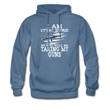 Load image into Gallery viewer, No One Will Be Taking My Guns Hoodie - denim blue
