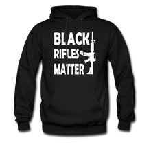 Load image into Gallery viewer, Black Rifles Matter Hoodie - black
