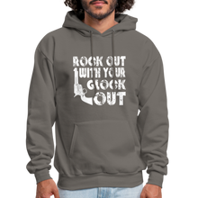 Load image into Gallery viewer, Rock Out With Your Glock Out Hoodie - asphalt gray
