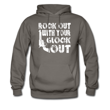 Load image into Gallery viewer, Rock Out With Your Glock Out Hoodie - asphalt gray
