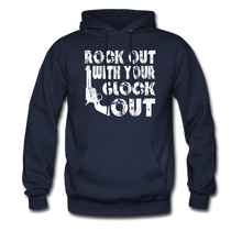 Load image into Gallery viewer, Rock Out With Your Glock Out Hoodie - navy
